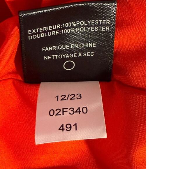 NEW Sam Edelman Women's Size 2 Red Smocked Plissé Midi Dress‎ NWOT - Picture 8 of 8